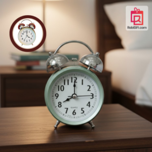 Orpat TBB-777 Twin Bell Alarm Clock Quartz with Night Light | ROBIGIFT
