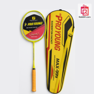 Proyoung Max-999 Badminton Racket Set with Cover for Practice