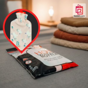 Hot Water Bottle 2L with Soft Cover – Pain Relief & Comfort | ROBIGIFT